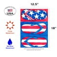 thumbnail image 2 of Toland Home Garden Patriotic Flips Beach summer Flag Double Sided 12x18 Inch, 2 of 5