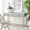 thumbnail image 2 of SAFAVIEH Esther Amish 2 Drawer Rectangle Wood Desk, Grey (22 in. W x 46 in. D x 30 in. H), 2 of 14