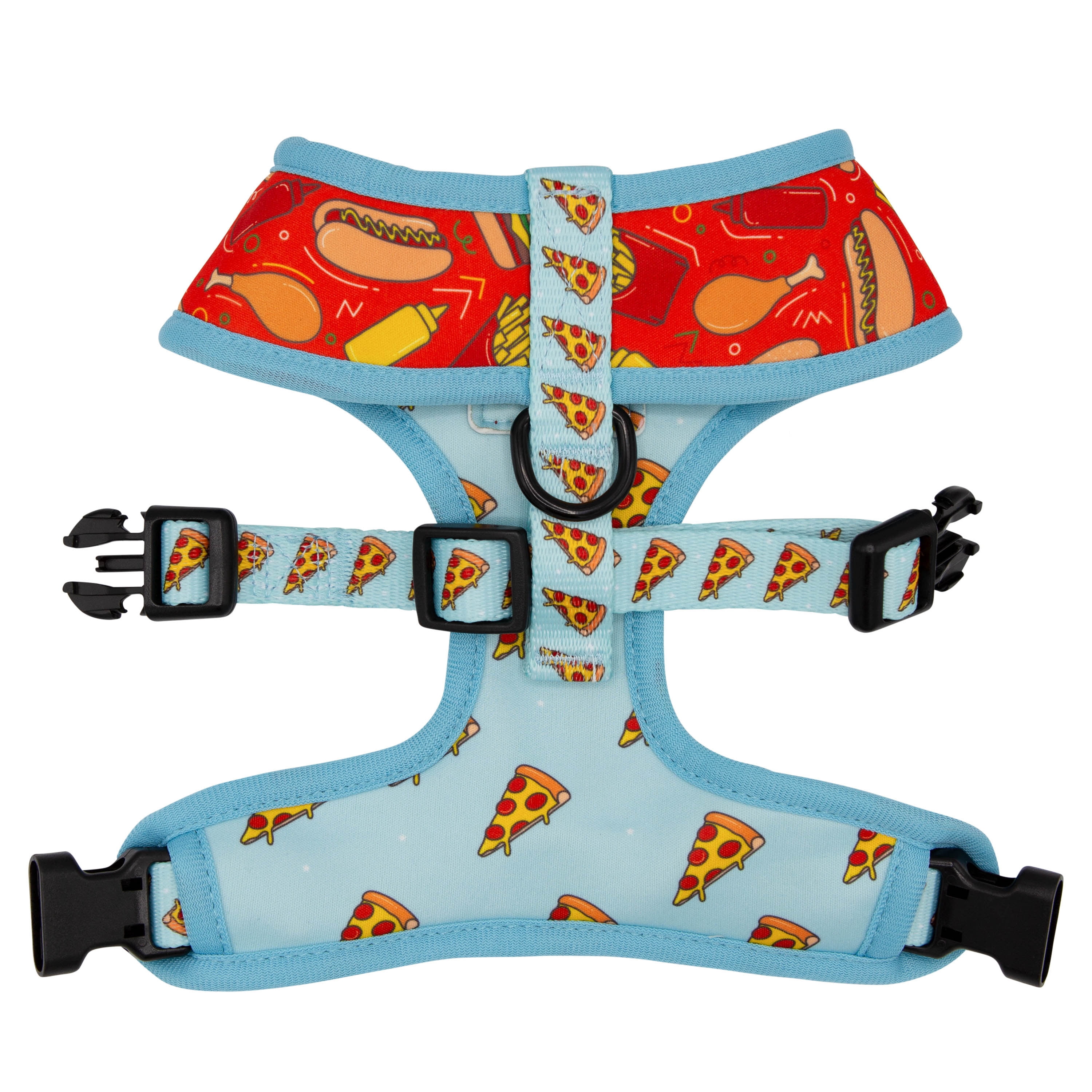 One Hot Pupperoni Dog Large Reversible Harness by Sassy Woof
