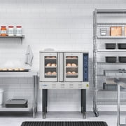 38 in. Full Size Single Deck Commercial Natural Gas Convection Oven 54,000 BTU (KM-CCO54-NG)