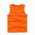 thumbnail image 5 of NIEWTR Toddler Little Boys' Athlete Tank Tops 100% Cotton Sleeveless Undershirts Sport Casual Summer Clothes for Boy Tanks(A-Orange,9-10 Years), 5 of 5