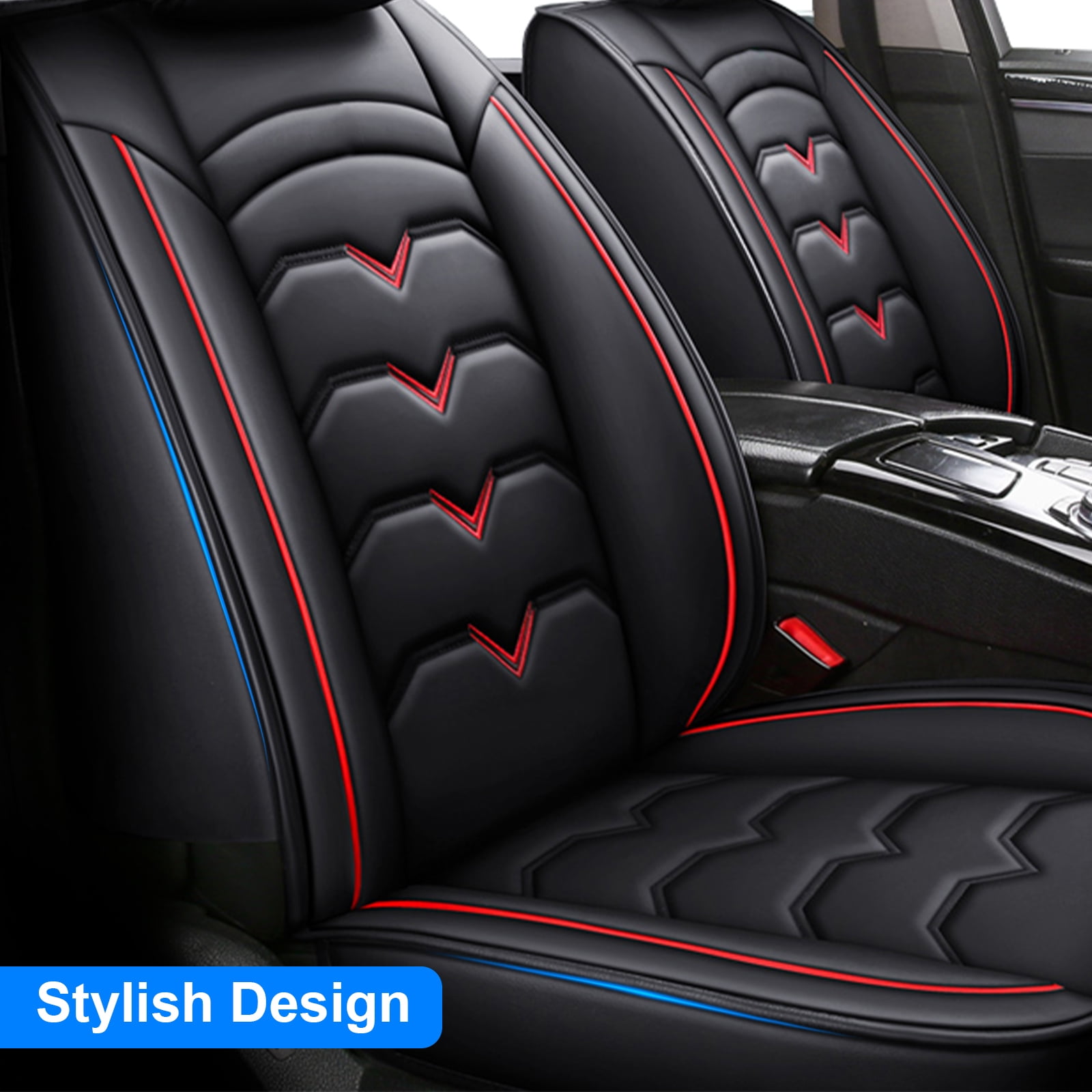 Car Seat Cover for Subaru Crosstrek 2013-2026, Waterproof PU Leather Seat Cushion Protector for Forester Outback Impreza Legacy WRX and More Subaru Models