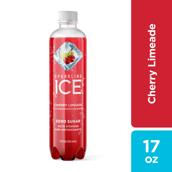 Sparkling Ice Naturally Flavored Sparkling Water, Cherry Limeade 17 Fl Oz