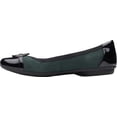 thumbnail image 4 of Clarks Collection Women's Gracelin Wind Leather Ballet Flat Green Size 9, 4 of 7
