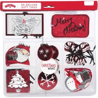 Holiday Time Deluxe Tags, 40-Pack