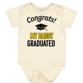 thumbnail image 3 of Inktastic Congrats My Daddy Graduated with Cap Boys or Girls Baby Bodysuit, 3 of 5