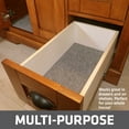 thumbnail image 3 of Drymate XL Under Sink Mat, Waterproof Cabinet Protection Mats for Kitchen & Bathroom, Absorbent Shelf Liners, Slip-Resistant, Non-Adhesive, Machine Washable, Durable (USA Made)(24”x59”)(Light Grey), 3 of 8