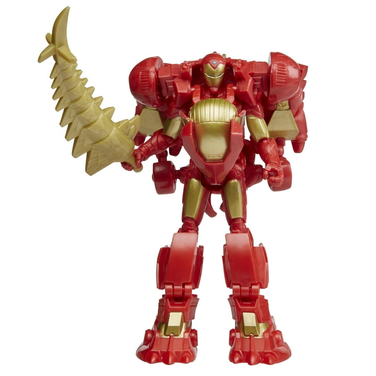 Marvel Mech Strike Mechasaurus Iron Man and Iron Stomper Kids Toy