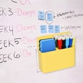thumbnail image 7 of NOGIS Magnetic Dry Erase Marker Holder, Whiteboard Marker Holder, Magnet Pen Holder, Magnetic Marker Holder for Fridge, Whiteboard, Locker, Office, Home, Magnetic Cup, 1 Pack, Yellow, 7 of 7