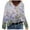 White, variant on IROINNID Savings Womens Long Sleeve V-Neck Shirts Plus Size Lounge Loose Printed Tops Blouse,Purple