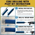 thumbnail image 4 of EDiamondTools 1-1/8" Diamond Core Drill Bit for Brick, Block w SDS Plus Pilot Bit Adapter, 4 of 4