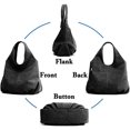 thumbnail image 4 of Bolso hobo para mujer, bolso de hombro de lona de algodón, bolso de mano con múltiples bolsillos, bolso diario informal Sincero  Hogar, 4 of 4