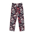 thumbnail image 4 of Xecao Rose Flowers Men's Straight Lounge Pajama Pants: The Ultimate in Comfortable Sleepwear, 4 of 9