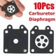thumbnail image 1 of 10Pcs Chainsaw Carburetor Metering Diaphragm Gaskets Carburetor Repair Rebuild Kits For Walbro 95-526 95-526-9 95-526-9-8, 1 of 5