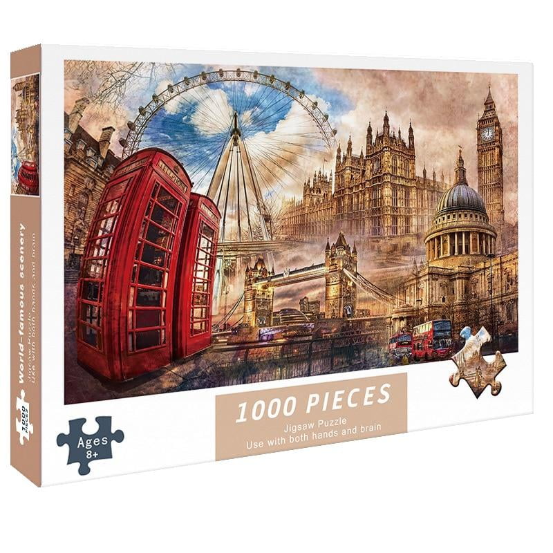 Puzzles for Adults 3000 Piece Jigsaw Puzzles Sunset-3000 3000 Pieces Jigsaw Puzzles Educational Fun Game Intellectual Decompressing Interesting Puzzle 