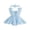 Blue, variant on Infant Baby Girl Summer Romper Dress 3 6 12 18 24 Months Cute Flower Sleeveless Tulle Jumpsuit with Headband