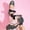 Black, variant on SERTG Girls Glitter Heel Sandals Kids Princess Dress Shoes Bow Dangling Crystal Adjustable Buckle Ankle Strap Round Toe Low Block Heel Wedding Party Performance Casual Wear Shoes(5-5.5 Years)