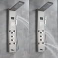 thumbnail image 4 of Brushed Nickel LED Shower Panel Column With Shower Temperature Screen, 4 of 12