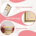 thumbnail image 3 of Uxcell Flower Wrapping Paper, Marble Gold Edge Floral Bouquet Wrapping Paper Waterproof Florist Supplies Packaging Paper for DIY Wedding Birthday Gift Marble White, 3 of 7