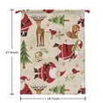 thumbnail image 6 of Christmas Bags Drawstring,Beige Christmas Santa and Animal Pattern Large Xmas Christmas Gift Bags,Reusable for Xmas and New Year Party Favors and Supplies,27.6" X 19.7", 6 of 6