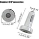 thumbnail image 5 of Cabezal rociador para grifo de cocina 2 modos Cabezal rociador Grifo de cocina Cabezal rociador de repuesto para grifo mezclador de cocina extraíble, cromo, G1/2" TUNC  Sencillez, 5 of 5