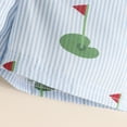 thumbnail image 6 of KPOPLK Toddler Baby Boy Golf Outfit Short Sleeve Golf Cart Polo T Shirts Top Shorts Set 2Pcs Golf Theme Summer Clothes(6-12 Months,Blue), 6 of 6
