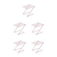 thumbnail image 2 of relayinert Convenient Towel Organizer 45cm Wide Separation Space Waterproof Good Air Circulation 4 Towels Simultaneously Foldable Pink 5Set, 2 of 6