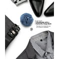 thumbnail image 4 of Vittorio Vico Men's Formal Solid Rose Seersucker Flower Lapel Pin: Flower Pin Suit Accessories Pins for Suit or Tuxedo, 4 of 7
