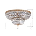 thumbnail image 2 of Crystorama Lighting - Six Light Ceiling Mount - Ceiling Mount - 6 Light Flush, 2 of 3