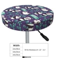 thumbnail image 2 of Funny Cute Panda Round Bar Stool Seat Covers, Elastic Round Chair Cover Stool Seat Slipcover Bar Stool Cushions Round Pad for 12-14 inch, 2 of 5