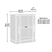 Homeplus Base Cabinet in a Glacier White finish