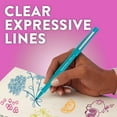 thumbnail image 5 of Paper Mate Flair Felt Tip Pens | Medium Point (0.7mm) | Blue | 5 Count, 5 of 10