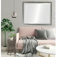 thumbnail image 2 of Miroir Encadré Toronto - Feuille d'Argent avec Brun Antique, 2 of 6