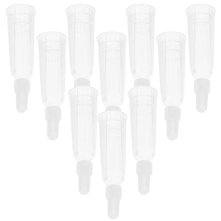 LULULION Vial Decapper Ampule Dispensing Tips Transparent Liquid Dispensing Hospital Use 10pcs