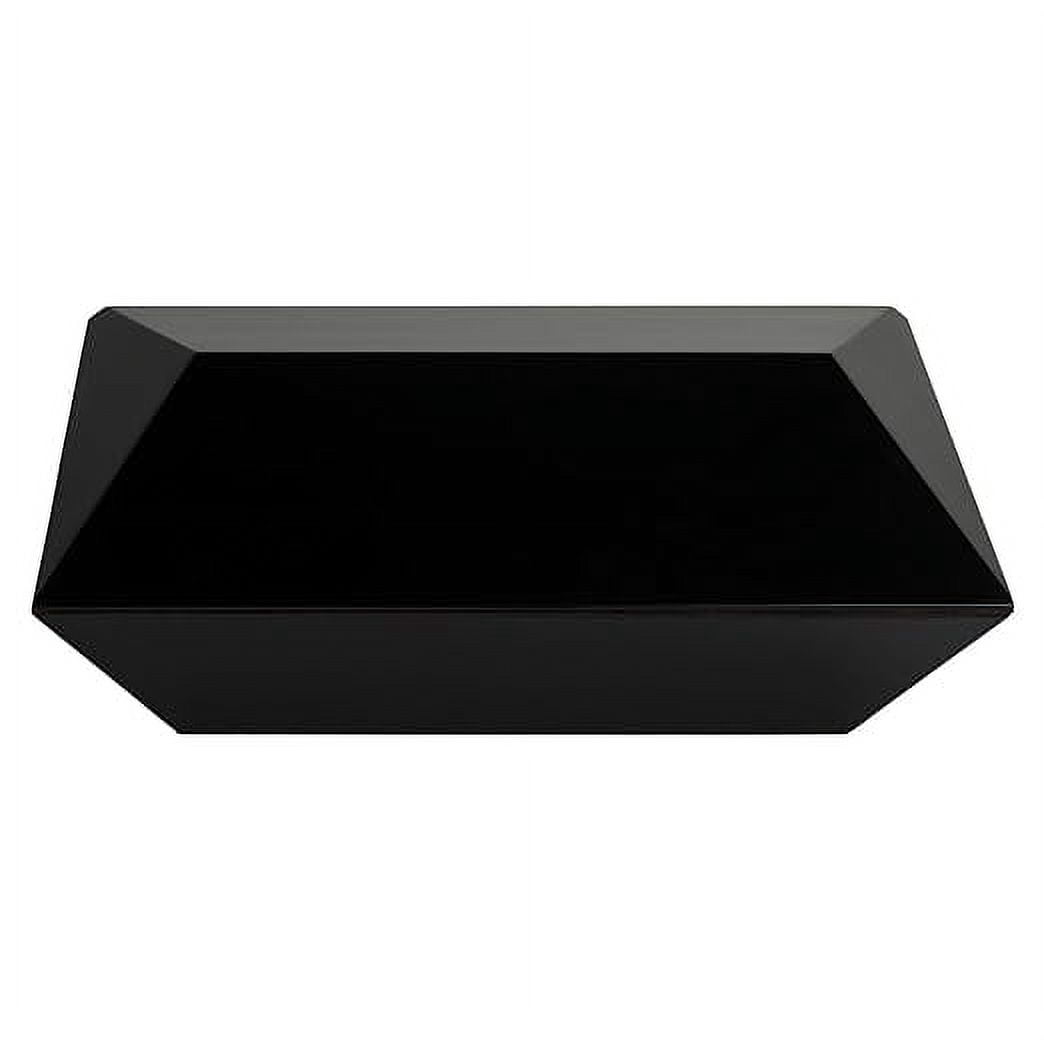 Humidor Supreme Aria Desktop Cigar Storage Modern, Holds 40-80 Cigars, Black