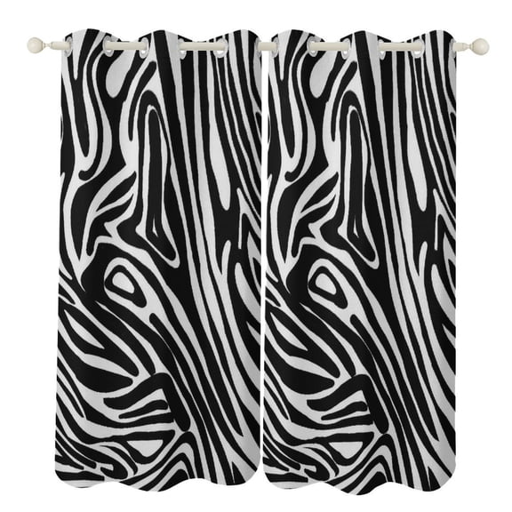 3D Colorful Zebra Pattern Window Blackout Curtain 3d Printed Blackout Curtain Bedroom Living Room Hotel Window 2 Panel Shade