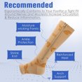 thumbnail image 3 of Sports compression pressure socks - calf protection elastic socks open toe beautiful leg socks, 3 of 5