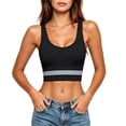 thumbnail image 7 of Yxbdin Wireless Sports Bras for Women Padded Longline Racerback Bra Comfortable Full Coverage Gentle Lift Support Bras for Yoga Athletic Fitness, 7 of 7