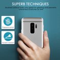thumbnail image 6 of Dream Wireless CRHSAMS9L-0017-SLSL Samsung Galaxy S9 Plus Griptech Rubberized Protective Case with Gold Chrome Frame - Silver, 3 Piece, 6 of 8