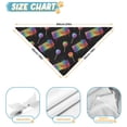 thumbnail image 6 of Dog Bandana 2 Pack,Colorful Keyboards Games Icons Black Pattern Bandanas for Dogs,Cat Bandana,Small/ Large Dog Bandana 2 Size,Dog Bandanas Girl Boy, 6 of 6