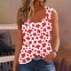 thumbnail image 1 of Puntoco Tops de cuello cuadrado, camisetas sin mangas para mujer, camisetas de verano, blusas holgadas informales sin mangas con cuello redondo, 1 of 4