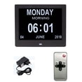 thumbnail image 2 of Gwong Electrónica 8 pulgadas Digital Desktop Alarm Clock Photo Frame Electronic Album Picture Player, 2 of 7