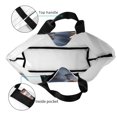 thumbnail image 6 of Large Capacity Single Shoulder Shopping Bag 19.7×15.7×5.9in Main Pocket Large To Accommodate Your Daily Needs Can Be Portable Can Be A Single Shoulder Back Dark Grey And White Gold Marble, 6 of 8