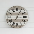 thumbnail image 2 of 41.5"Oversize Round Farmhouse Wall Clock with Faux Rusted Edging, 2 of 2
