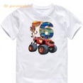 thumbnail image 4 of Camiseta de dibujos animados de anime para niñas, camisetas para niñas, ropa para niños, ropa para niños, camisetas gráficas de Blaze y los Monster Machines, 4 of 5
