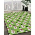 thumbnail image 2 of Ahgly Company Indoor Rectangle Patterned Green Novelty Area Rugs, 7' x 9', 2 of 6