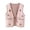 Pink, variant on Kilaqueen Vest for Women Fashion Print Bow Tie Front Reversible Jacket Outerwear with Pockets Sleeveless Trendy Casual Lightweight Waistcoat