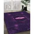 thumbnail image 3 of Ahgly Company Machine Washable Indoor Rectangle Transitional Deep Purple Area Rugs, 5' x 8', 3 of 7