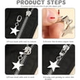 thumbnail image 3 of 10 PCS Zipper Pull Replacement, Detachable Zip Pulls Metal Zipper Gripper Zip Repair Pull Tab Zipper Pull Replacement Slider Kit (Star, Heart), 3 of 5