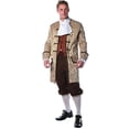 thumbnail image 2 of Deluxe Colonial Man Historical Columbus Adult Men's Costume Standard Plus Size, 2 of 3